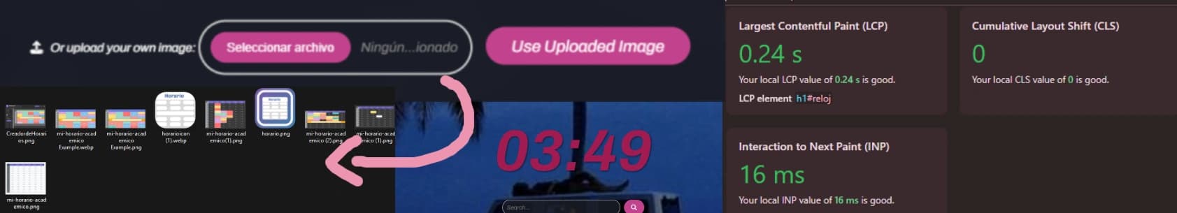 Subir Fondos / sin Enlaces  y Optimización