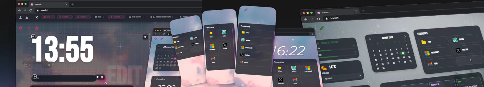 Gran Rediseño y Editor de Posiciones